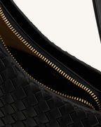 JWPE - Lyra Woven Shoulder Bag - Black