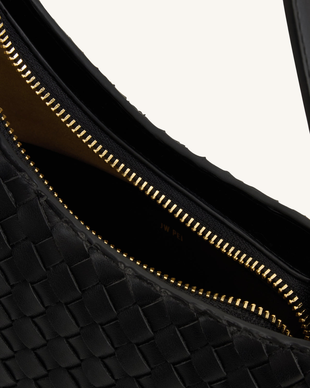 JWPE - Lyra Woven Shoulder Bag - Black