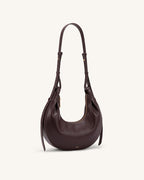 JWPE - Sharon Crescent Crossbody Bag - Dark Brown