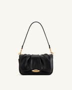 JWPE - Sofia Ruched Shoulder Bag - Black