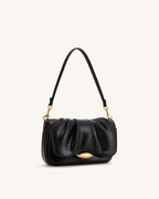 JWPE - Sofia Ruched Shoulder Bag - Black