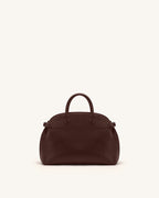 JWPE - Arden Curved Top Handle Bag - Dark Brown