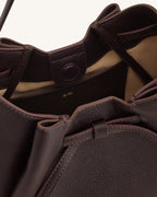 JWPE - Mabel Soft Bow Shoulder Bag - Dark Brown